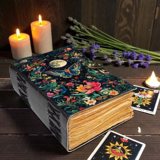 PRASTARA - Leather Diary for Man & Woman Size 7 x 5 inch deckle edge Pages Vintage Journal Notebook uv print