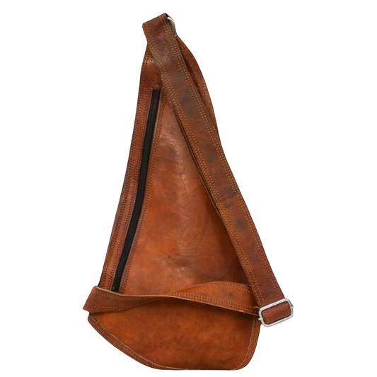leather Crossbody Sling Bag