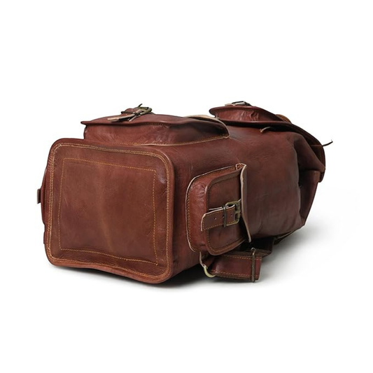 Leather Travel Backback