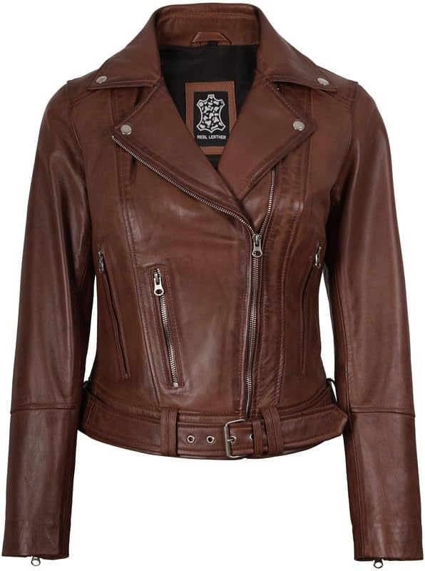 The Prastara Blingsoul Leather Jacket Women