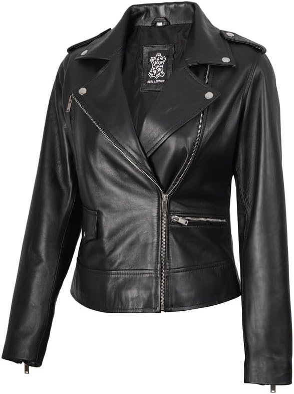 The Prastara Blingsoul Leather Jacket Women