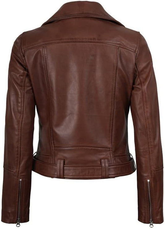 The Prastara Blingsoul Leather Jacket Women