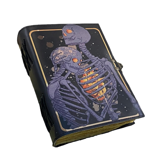 PRASTARA - Leather Diary for Man & Woman Size 7 x 5 inch deckle edge Pages Vintage Journal Notebook uv print