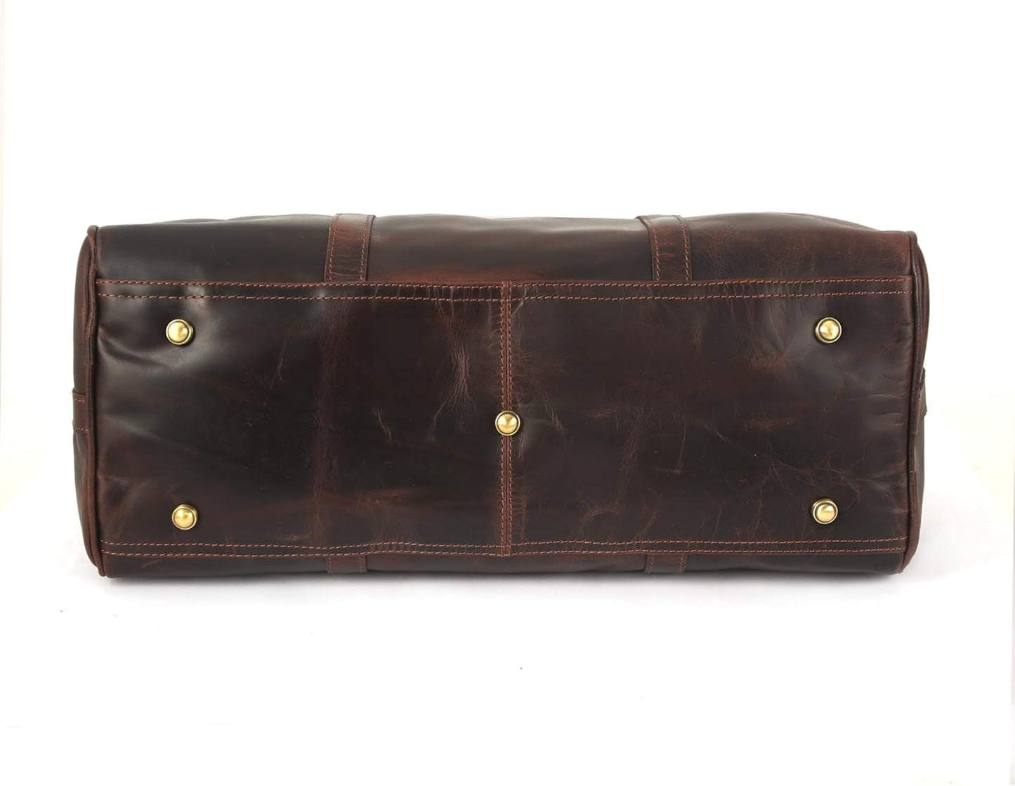 The Prastara Oversized Dark Brown Weekender Leather