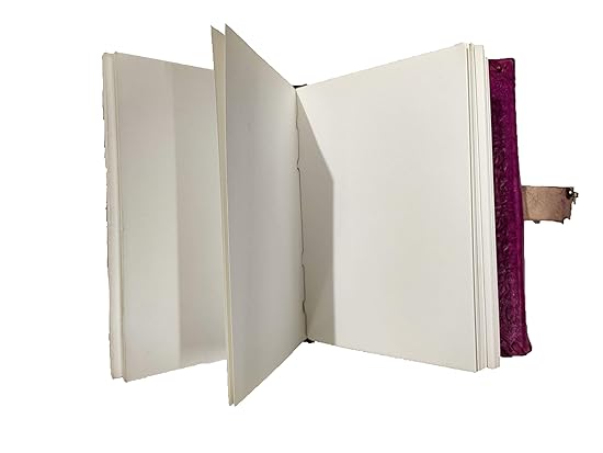 New Leather Diary for Woman Size 7 x 5 inch Color Pink Vintage Journal Notebook