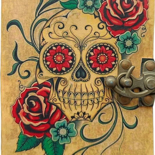 PRASTARA - Leather Journal for Man & Woman Size 7 x 5 inch Vintage Journal Notebook UVprint