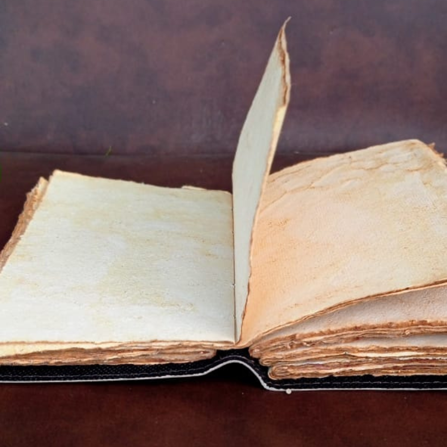 Leather Journal Spell book 5x7 Inch | Harry Potter Inspired Vintage Notebook | Hogwarts House Crest | 200 Deckle Edge Pages | Leather Diary for Gifting & Collectors