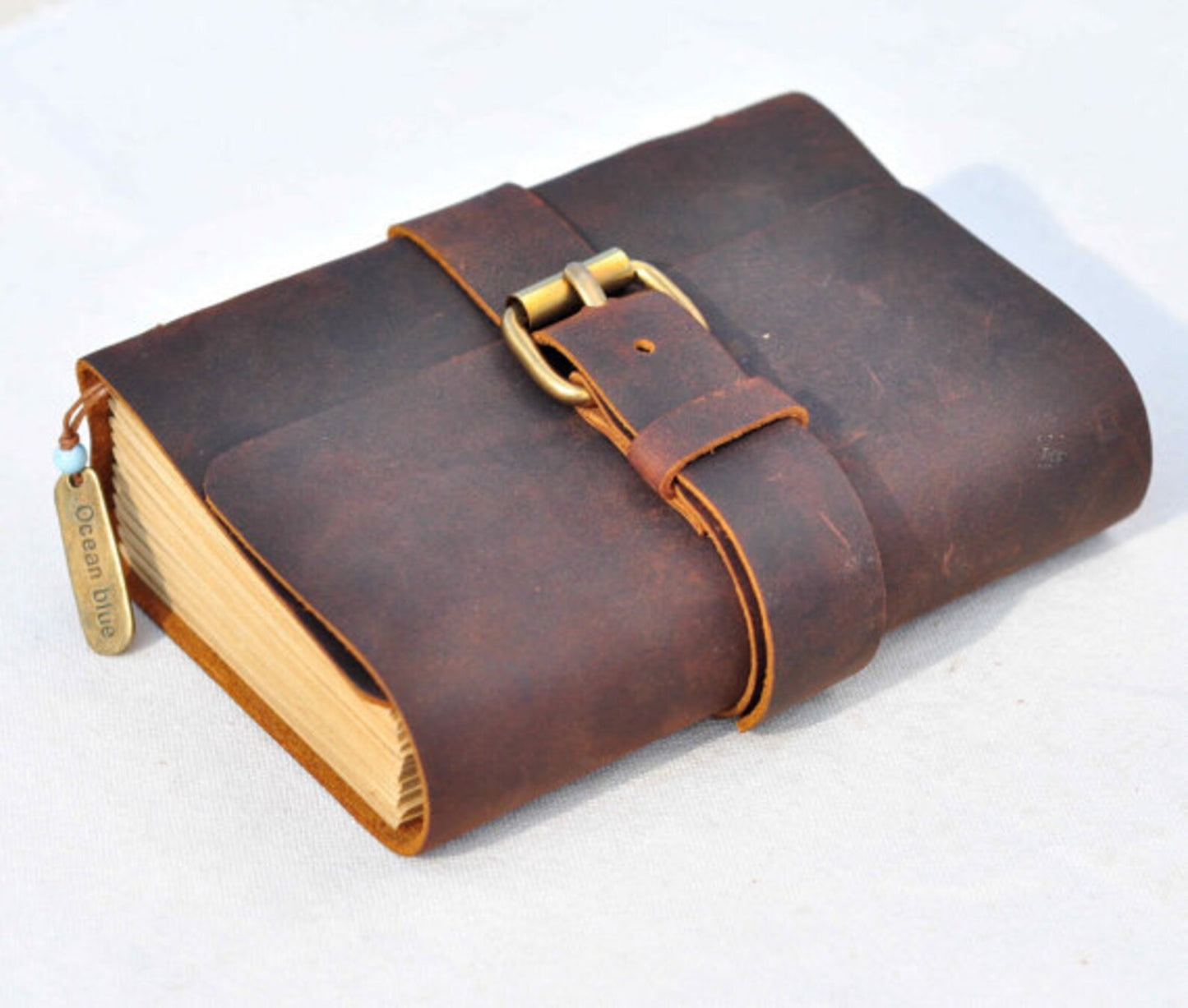 The Prastara Personalized leather journal