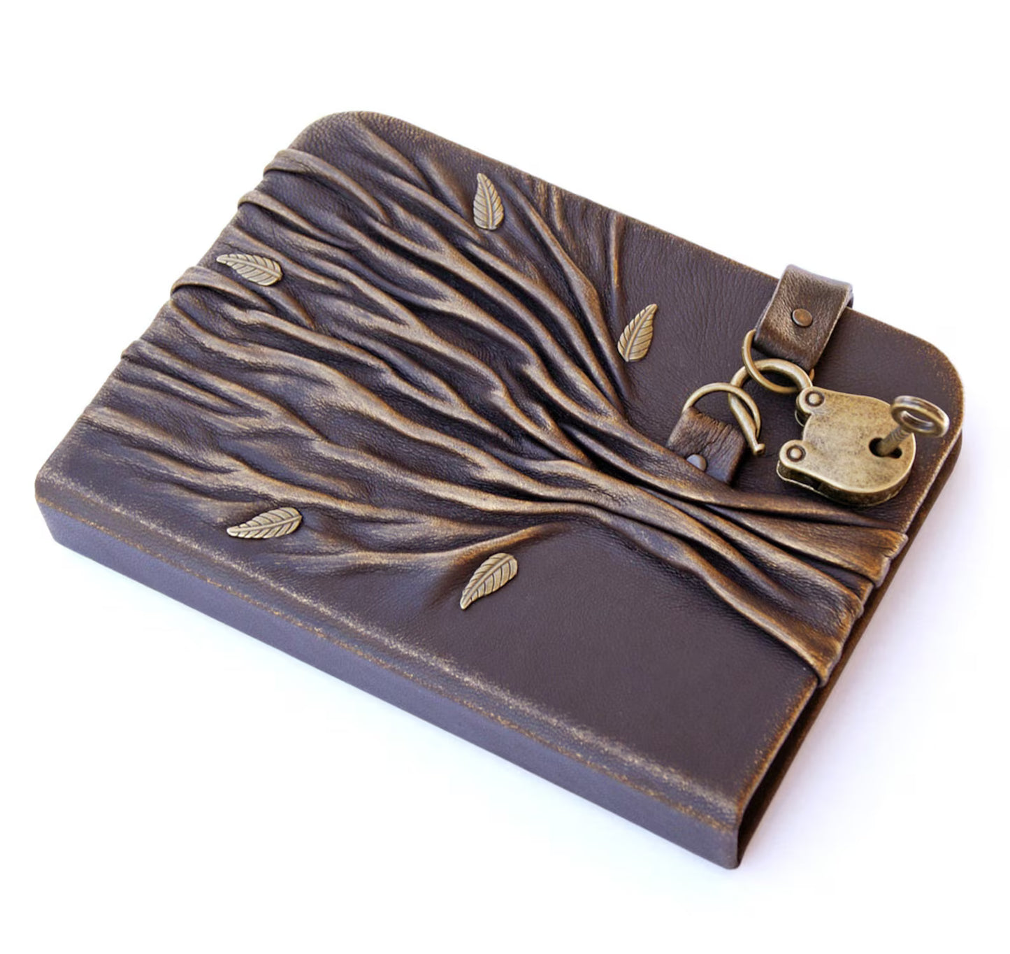 The Prastara Leather Journal with Lock and Key