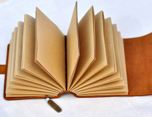 The Prastara Personalized leather journal