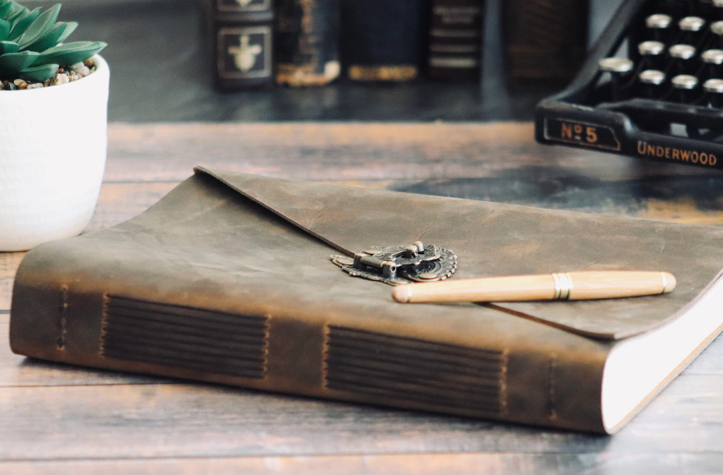 The Prastara Sewn Vintage Leather Journal