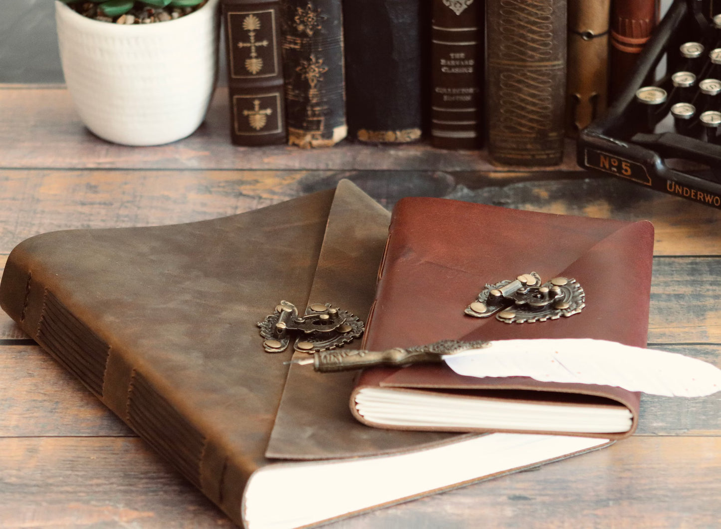 The Prastara Sewn Vintage Leather Journal