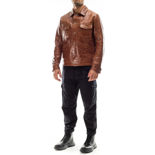 The Prastara Italian handmade Men genuine lambskin leather jacket