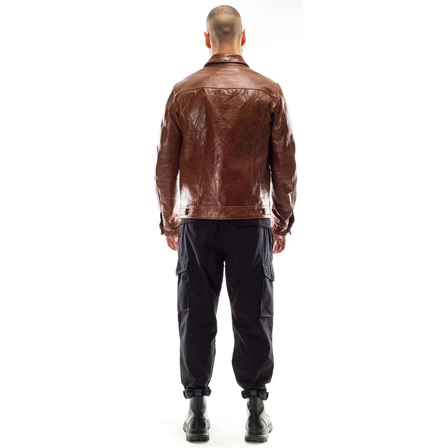 The Prastara Italian handmade Men genuine lambskin leather jacket
