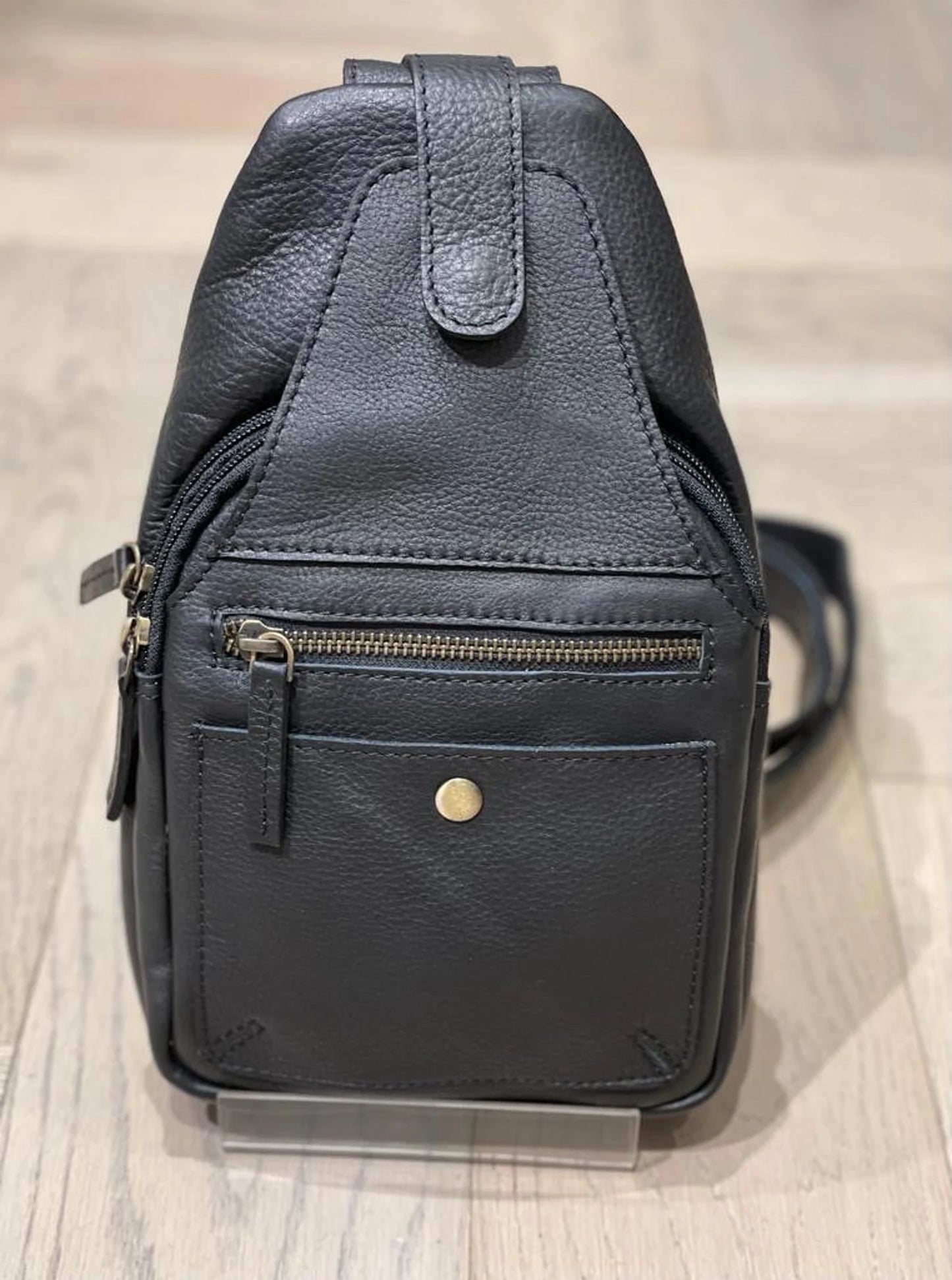 The Prastara Genuine Full-Grain Leather Sling/Cross Body Purse Handmade