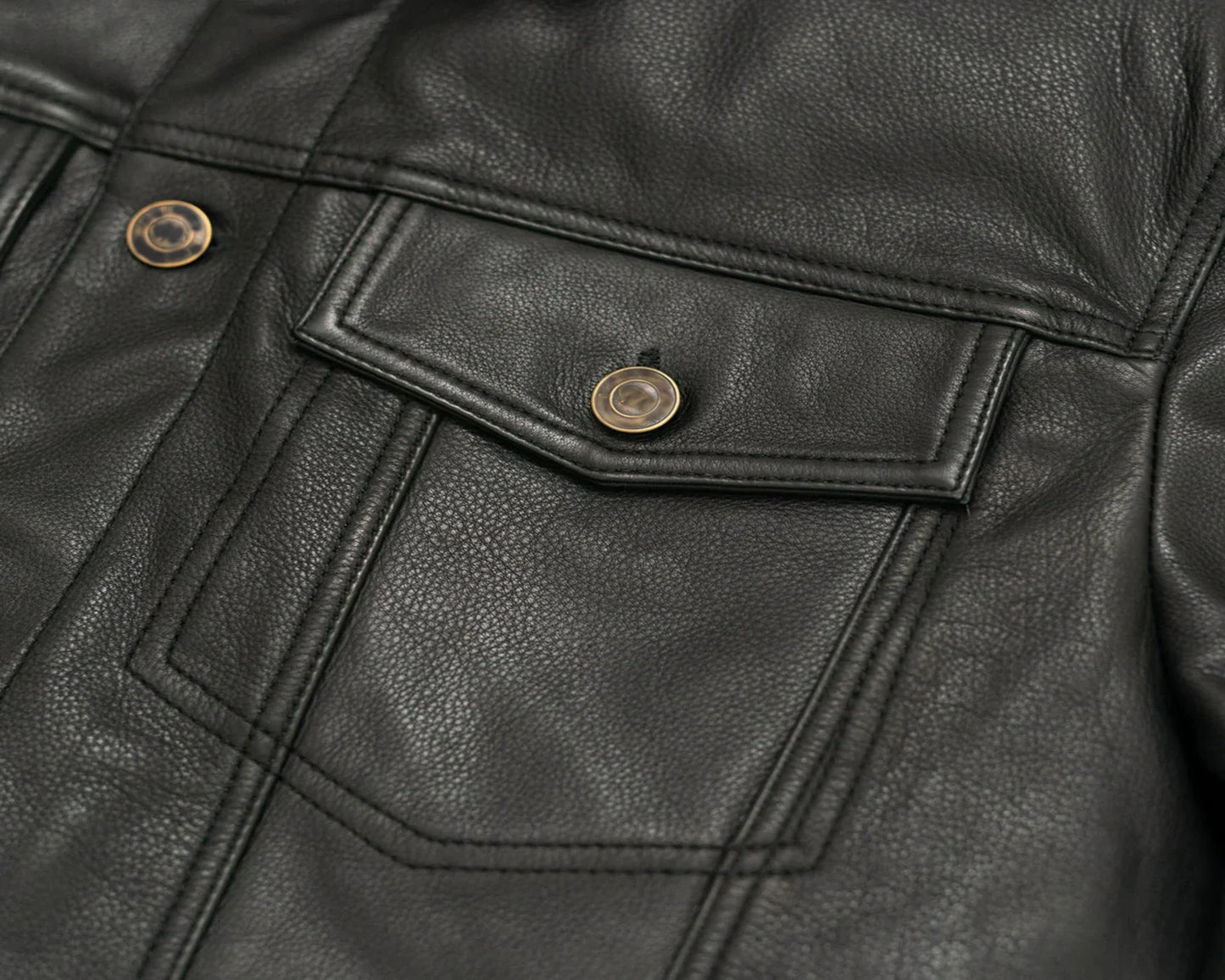 The Prastara Men's Black Lambskin Leather Jacket