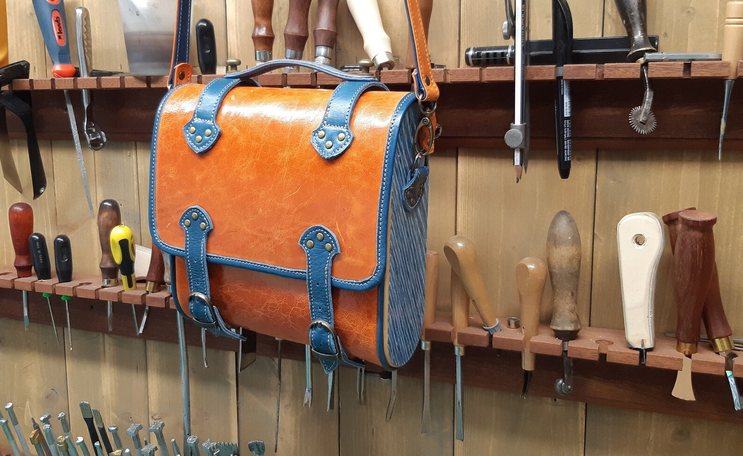 The Prastara 100% Natural Goat Leather Shoulder Bag