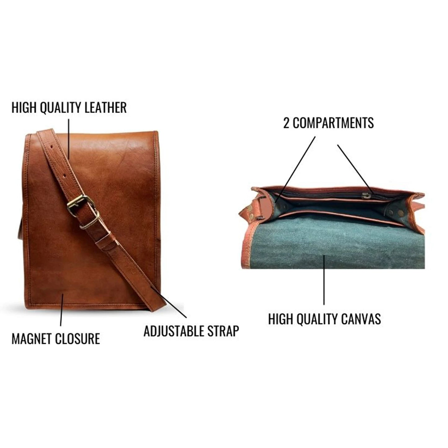 The Prastara Handmade Personalized Genuine leather Satchel bag