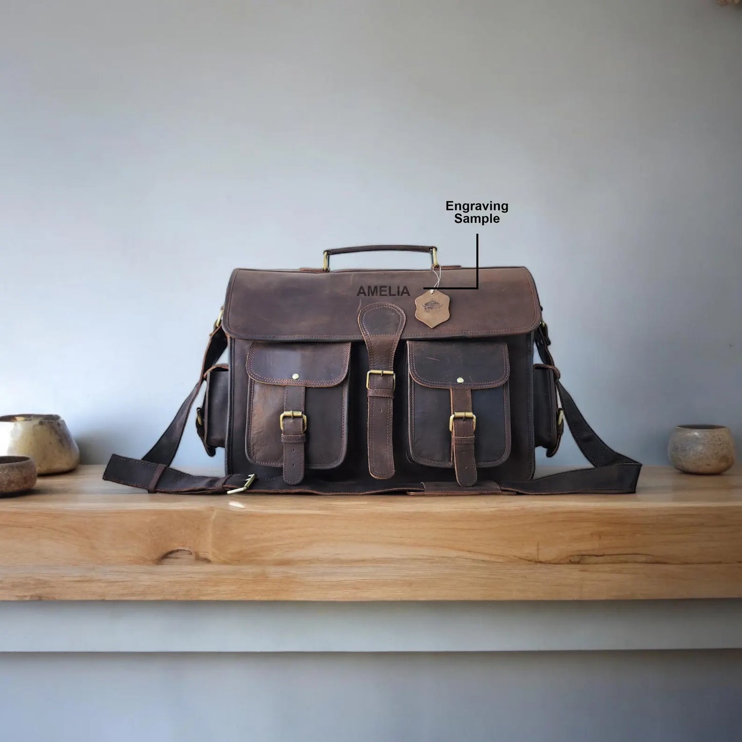 The Prastara Personalized Buffalo Leather