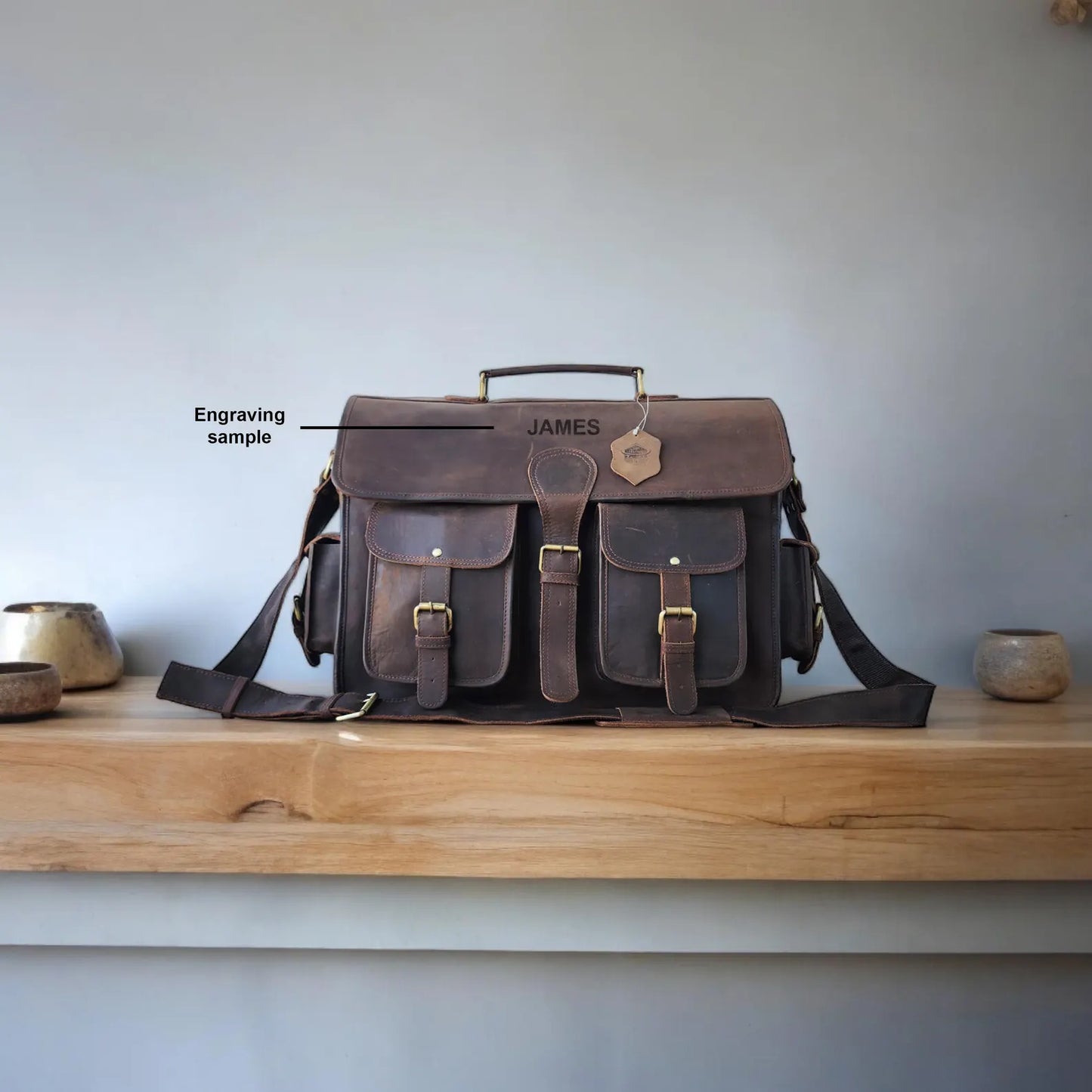 The Prastara Personalized Buffalo Leather