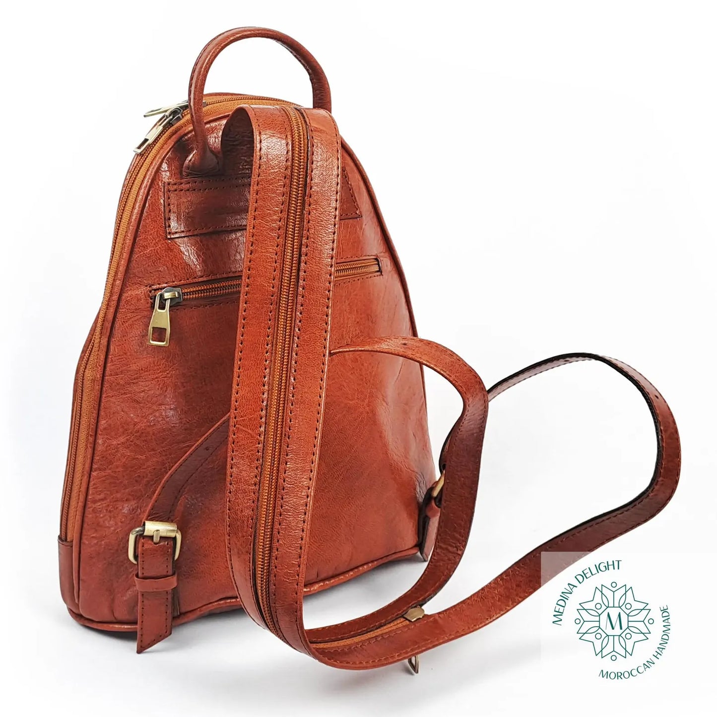 The Prastara Handmade Leather Backpack