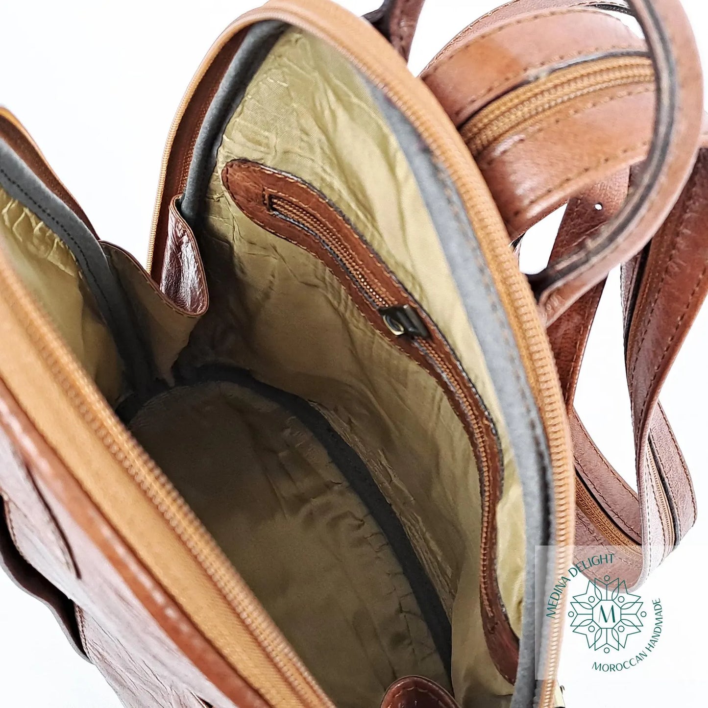 The Prastara Handmade Leather Backpack