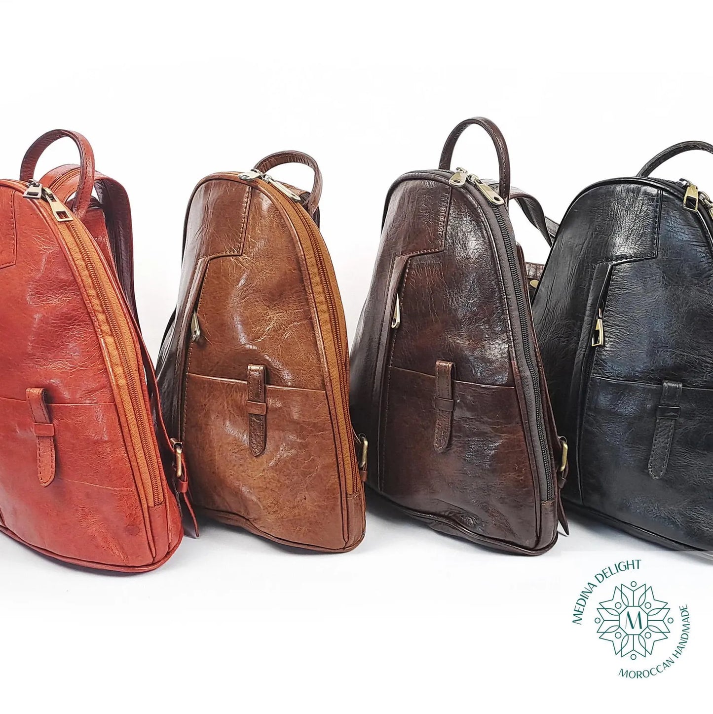 The Prastara Handmade Leather Backpack