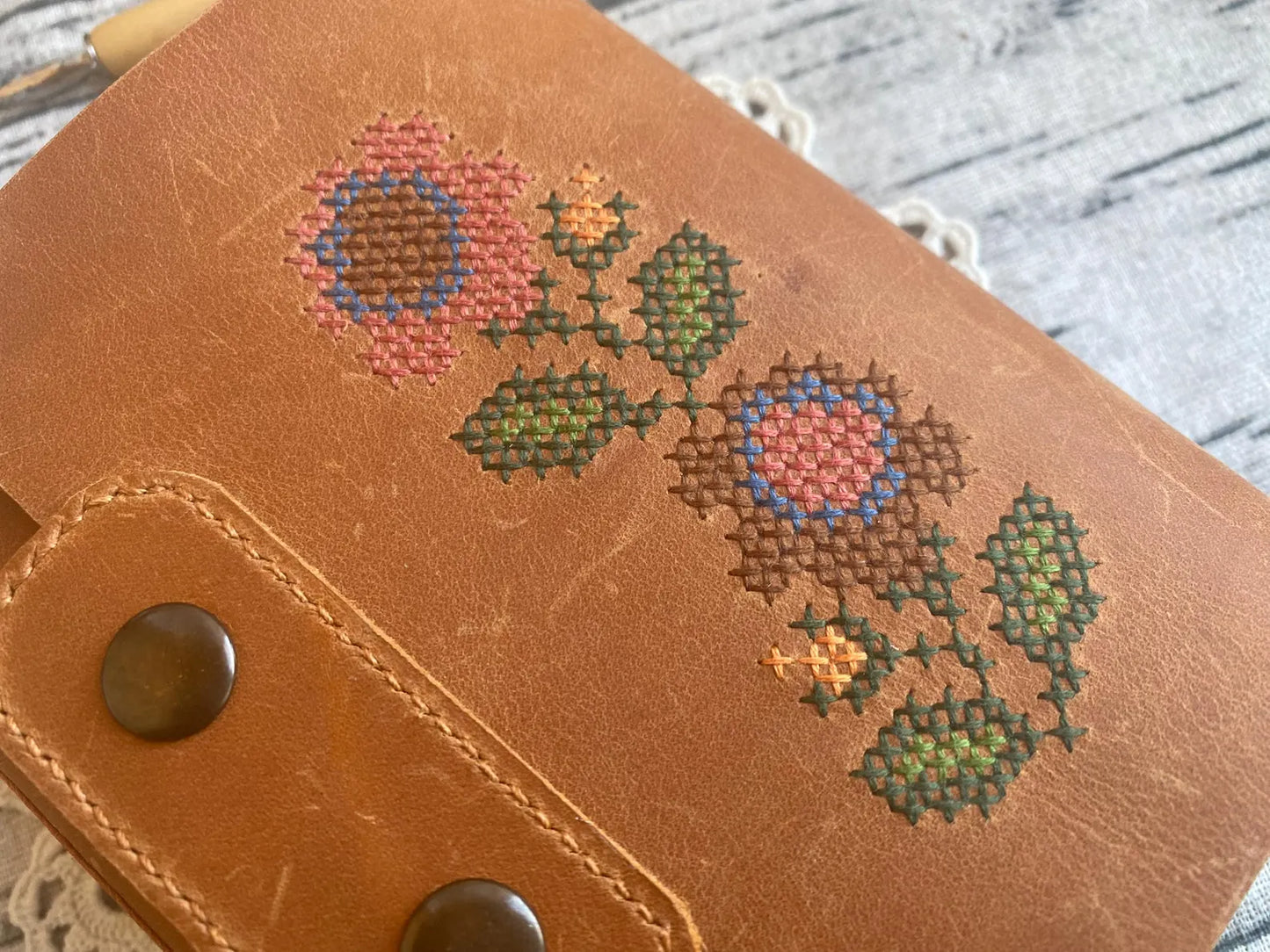 The Prastara Cognac Leather Journal