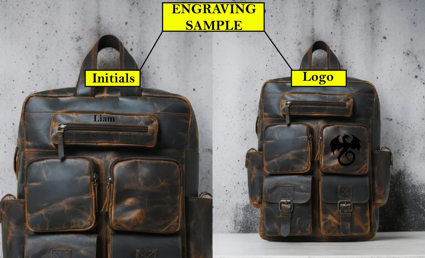 The Prastara Leather Backpack
