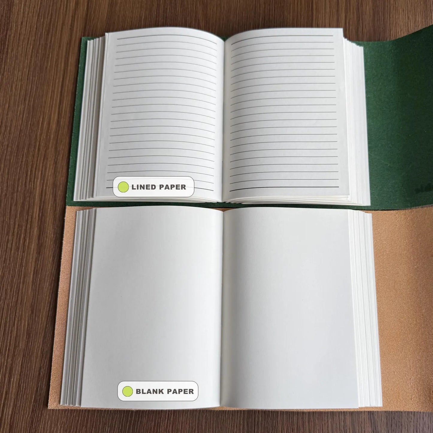 The Prastara Personlaized leather journal notebook