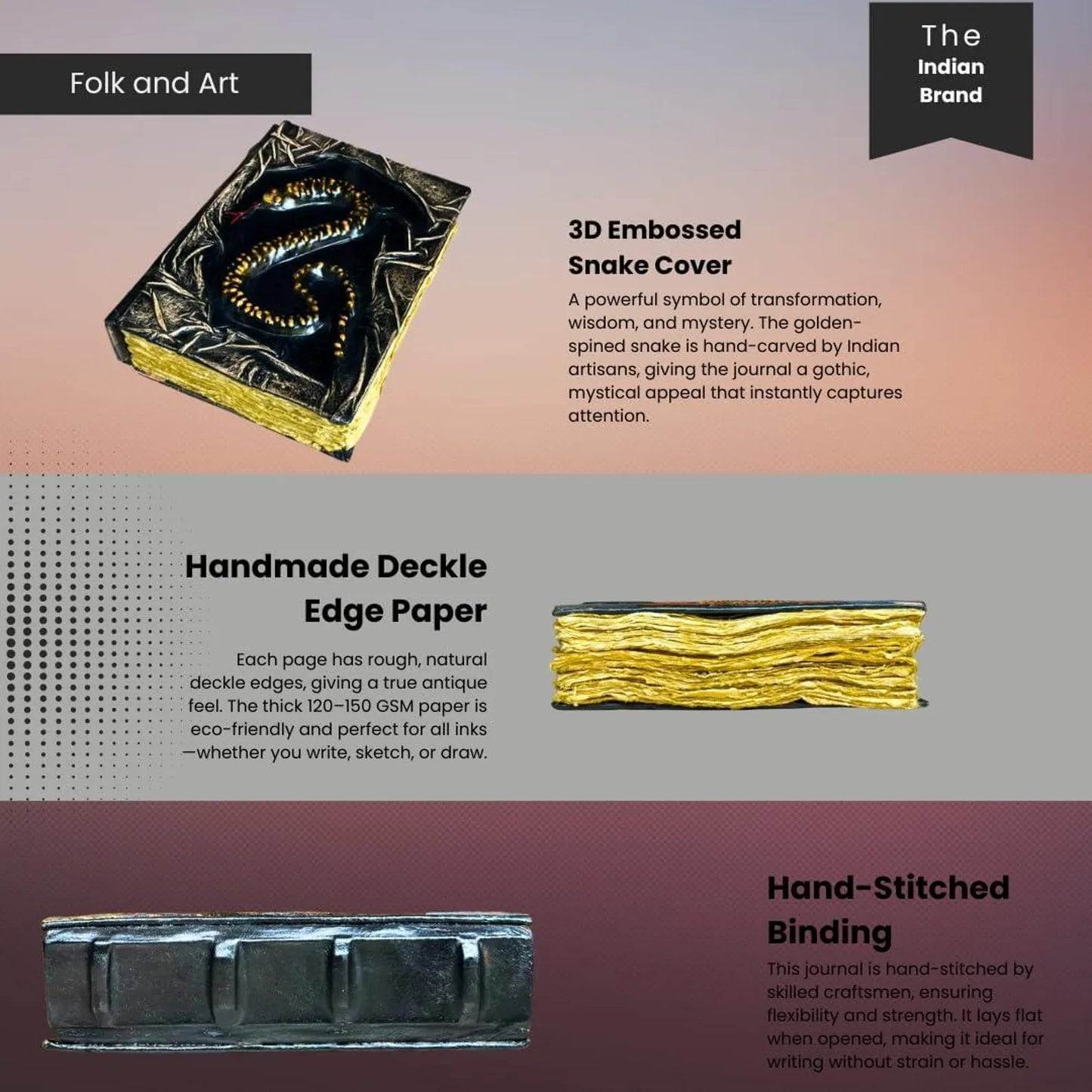 The Prastara Handmade Leather Journal