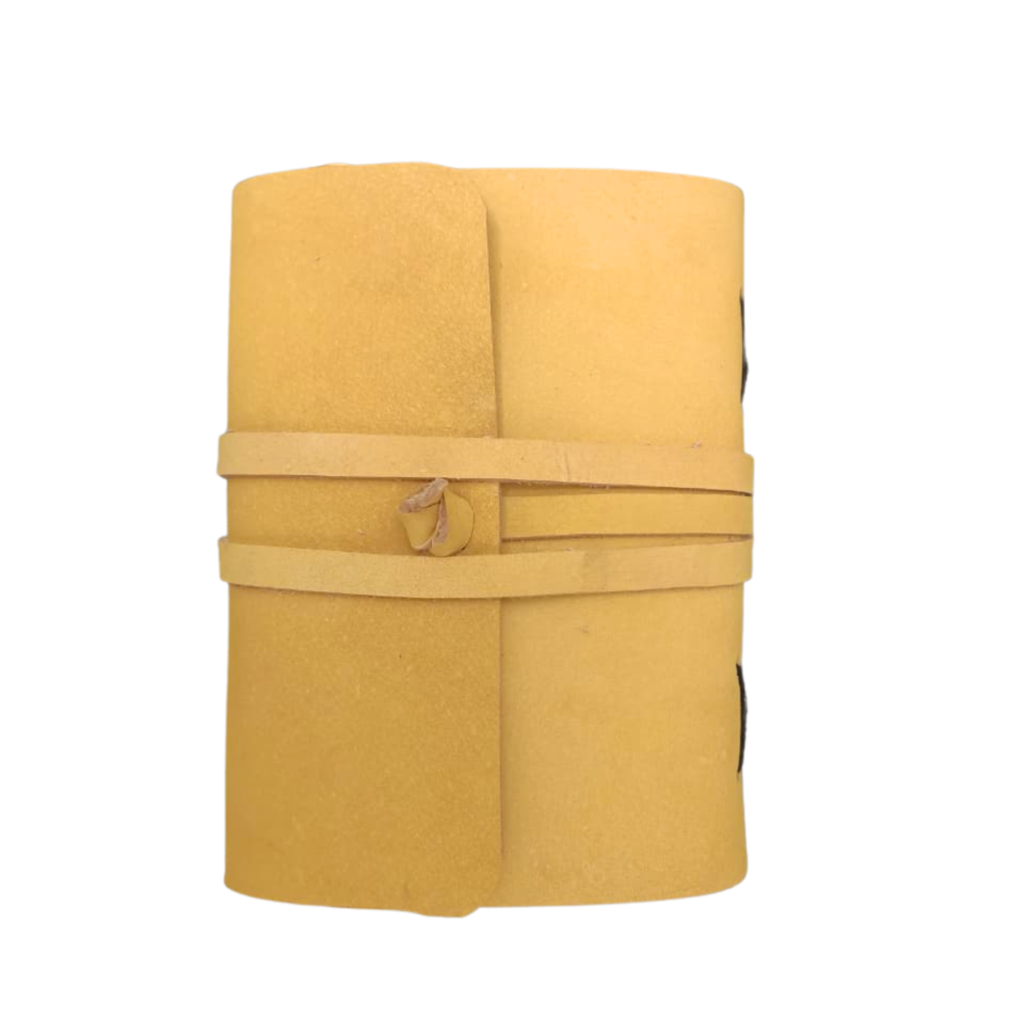 Leather Journal Notebook - Genuine Leather Journals for Writing 200 Pages 5x7 Inches Vintage Journal For Man and Women Gifts For Man Artist,Travel Journal,Yellow