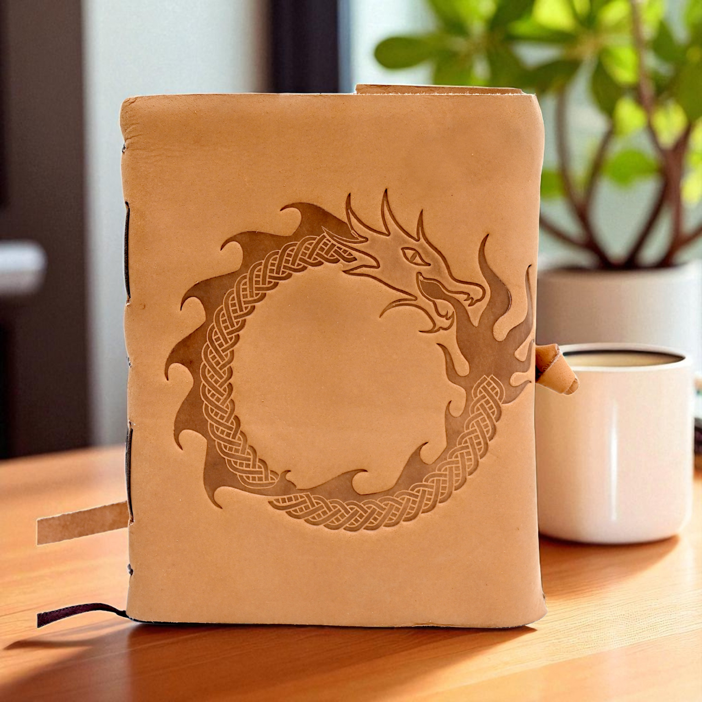 DND Dragon Journal Notebook, 3D Dragon Embossed Notebook with Pen for Dungeons and Dragons/D&D, Great RPG Accessories Nerdy Gifts for DM's & Players, 200 Pages A5 Leather Notepad for Men & Women