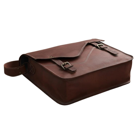 Leather Messenger Bag
