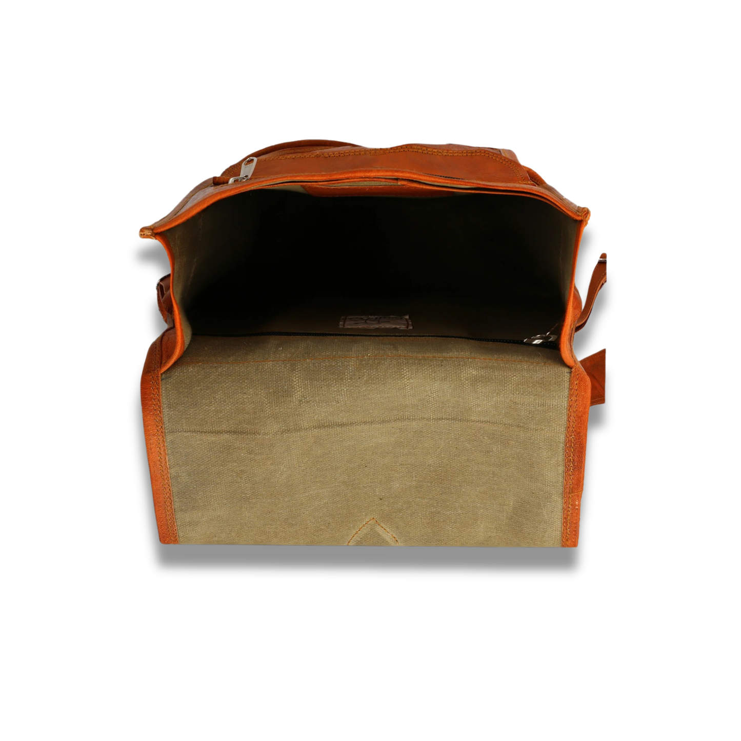 Leather laptop Backback