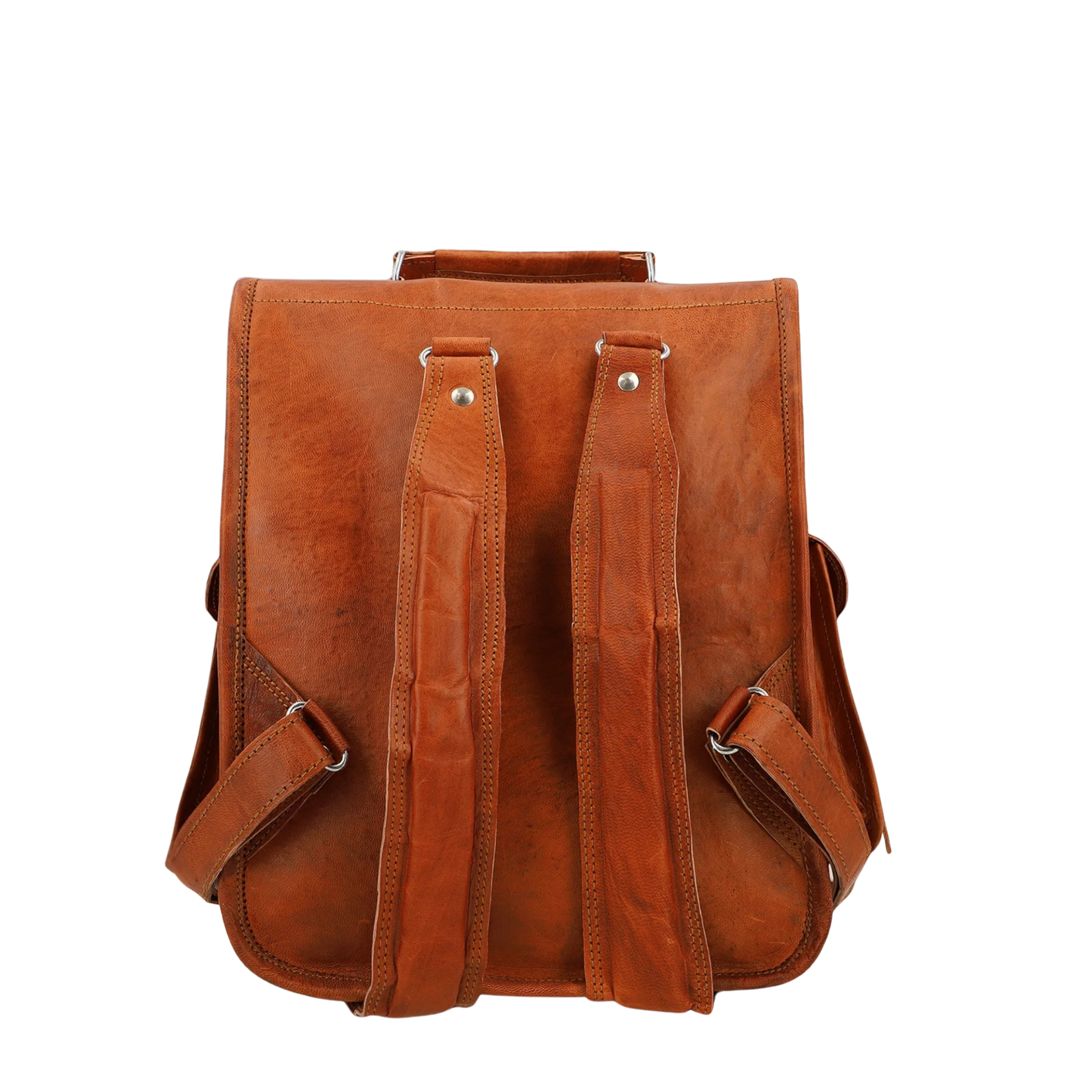 Leather laptop Backback