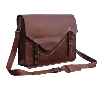 Leather Messenger Bag