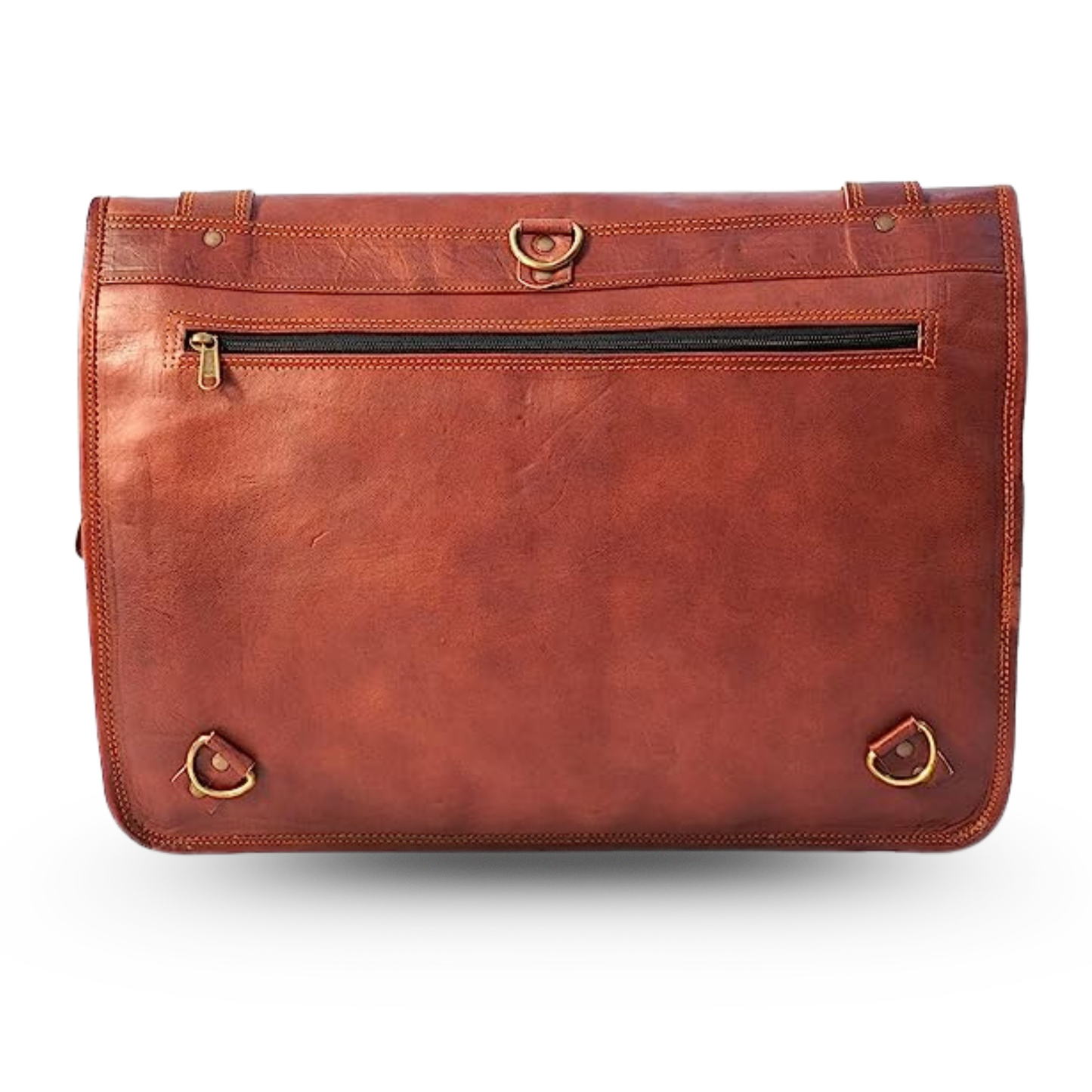 Leather Laptop Messenger Bag