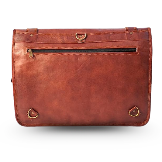 Leather Laptop Messenger Bag
