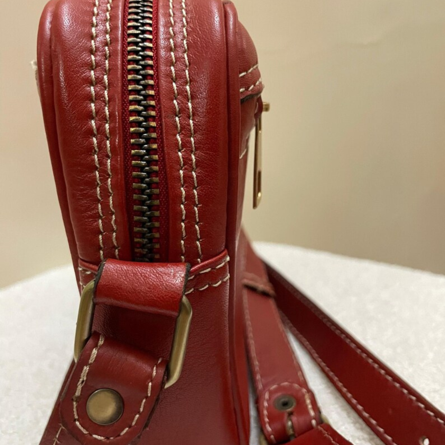 Classic Leather Hobo Shoulder Bag