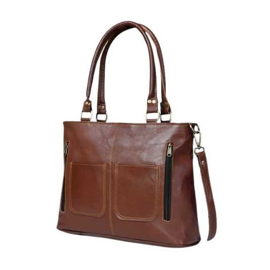 Classic Leather Shoulder Bag