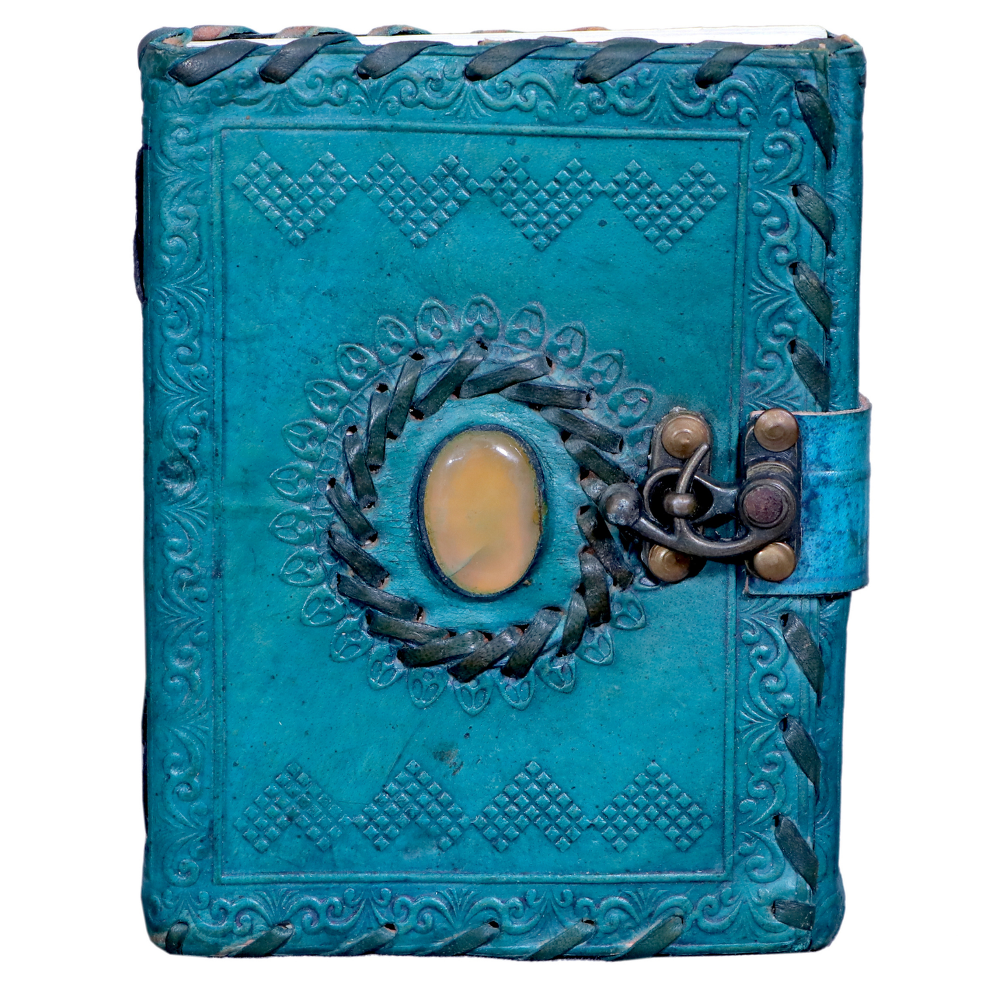 Leather Book of Shadows Genuine Leather Bound Journal for Women & men, book of spells journal Notebook