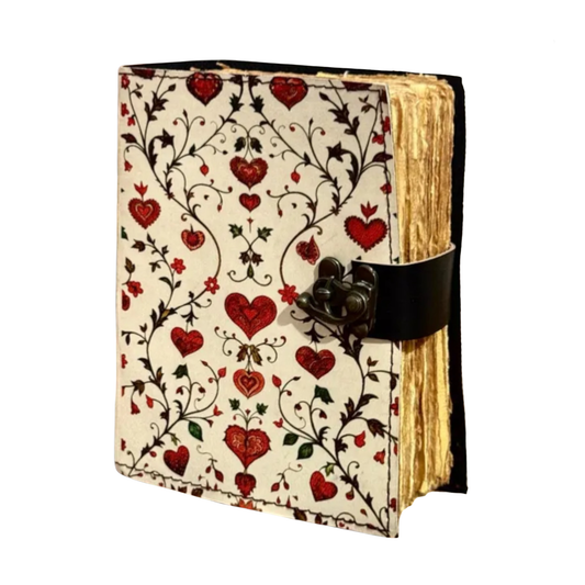 PRASTARA - Leather Diary for Man & Woman Size 7 x 5 inch deckle edge Pages Vintage Journal Notebook uv print