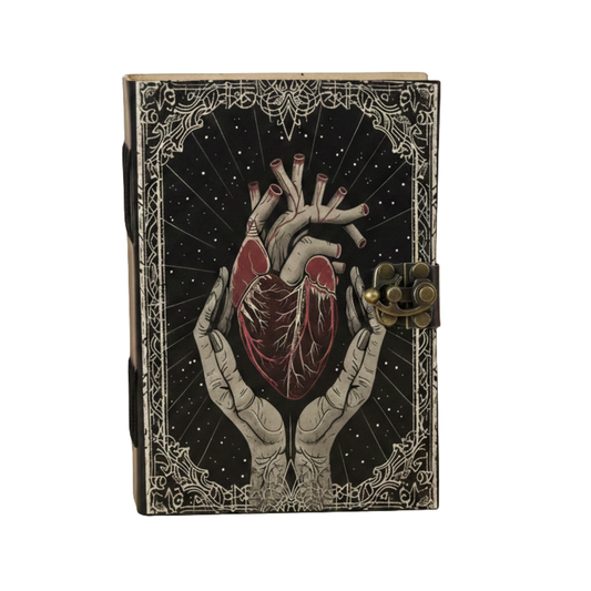 PRASTARA - Leather Diary for Man & Woman Size 7 x 5 inch deckle edge Pages Vintage Journal Notebook uv print