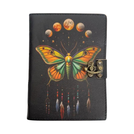 PRASTARA - Leather Diary for Man & Woman Size 7 x 5 inch deckle edge Pages Vintage Journal Notebook uv print