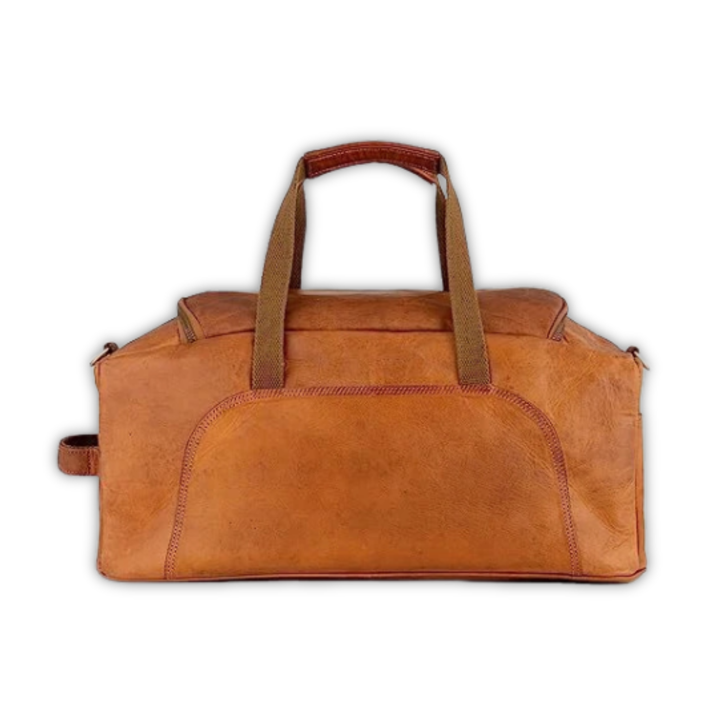 Leather Travel Weekender Duffle Bag