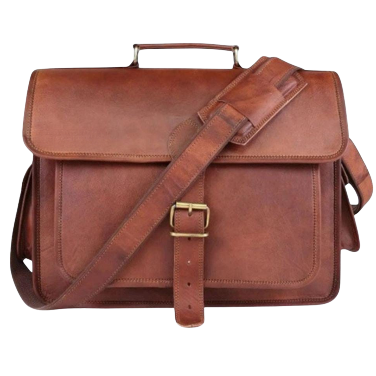 Leather  Messenger Bag