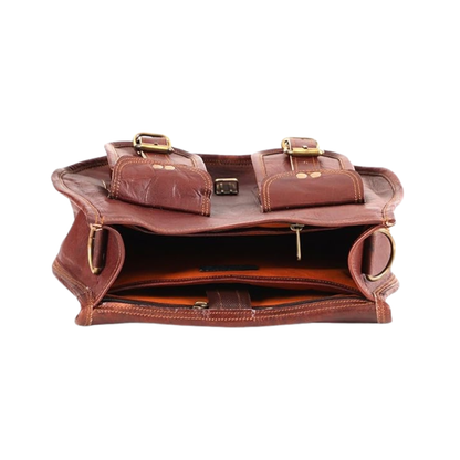 Leather Laptop Messenger Bag