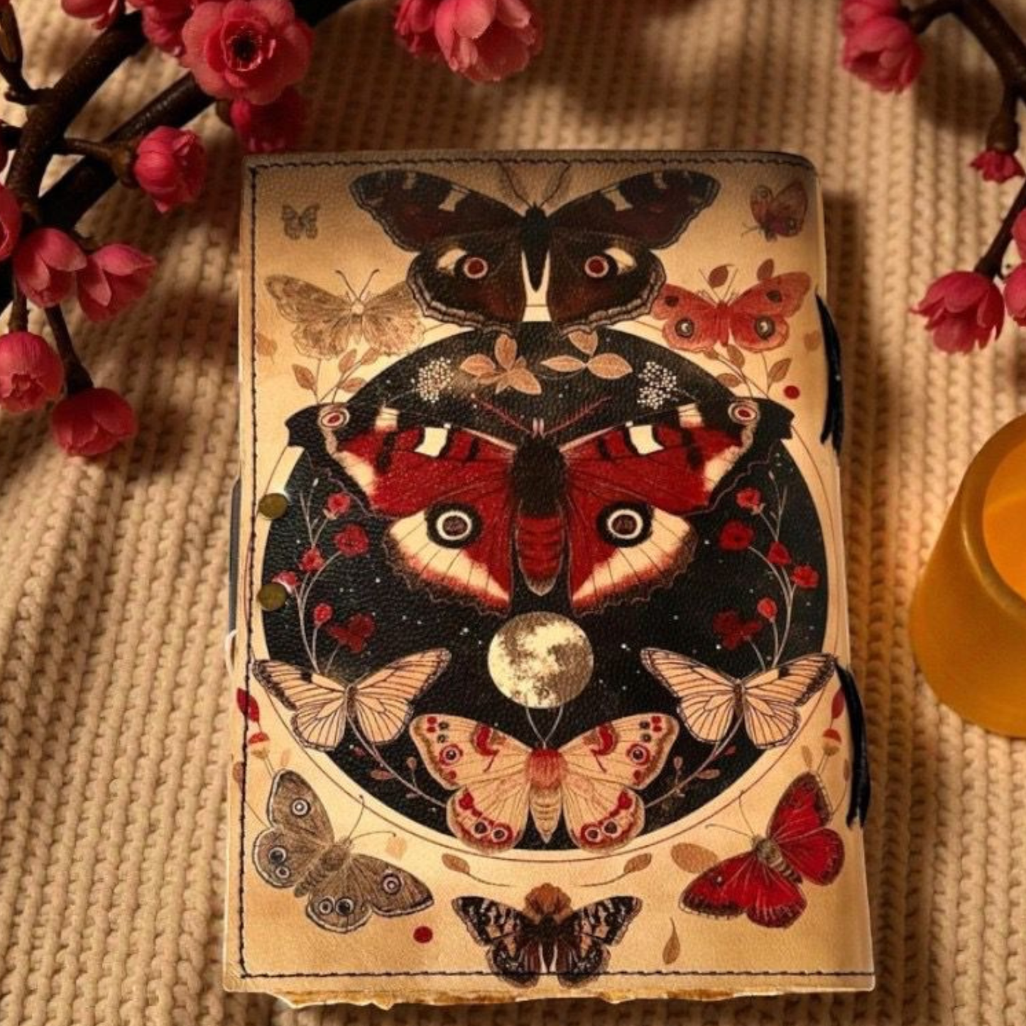 Prastara -Leather Bound Journal - , 7"X5", 220 Pages - Vintage Blank Paper Diary for Writing, Drawing, Sketchbook, and Travel Notebook - Ideal for Women and Men (Copy) (Copy) (Copy) (Copy)