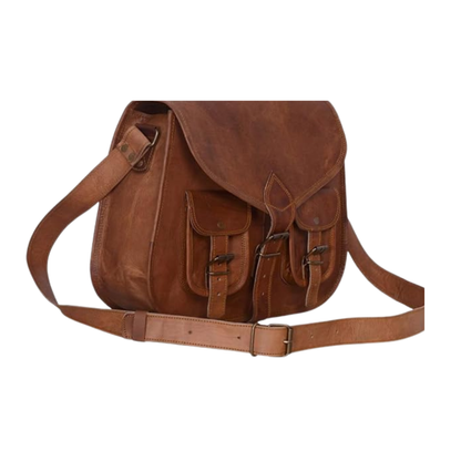 Leather Laptop Messenger Bag